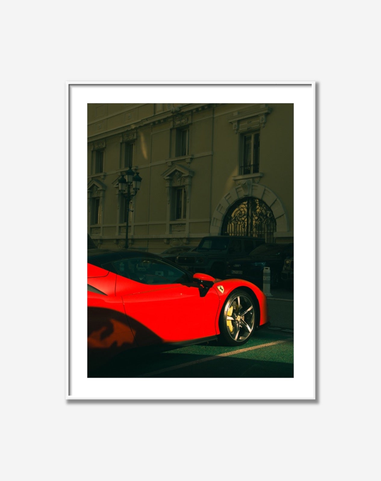 Sun kissed ferrari in monaco