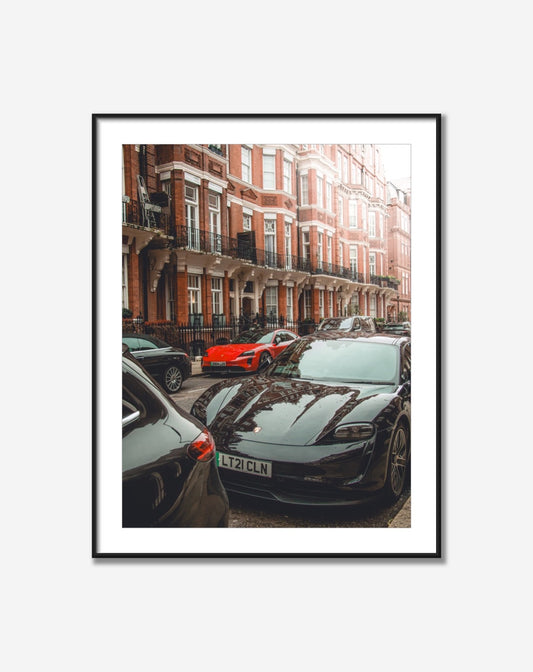 Double Taycan in Mayfair